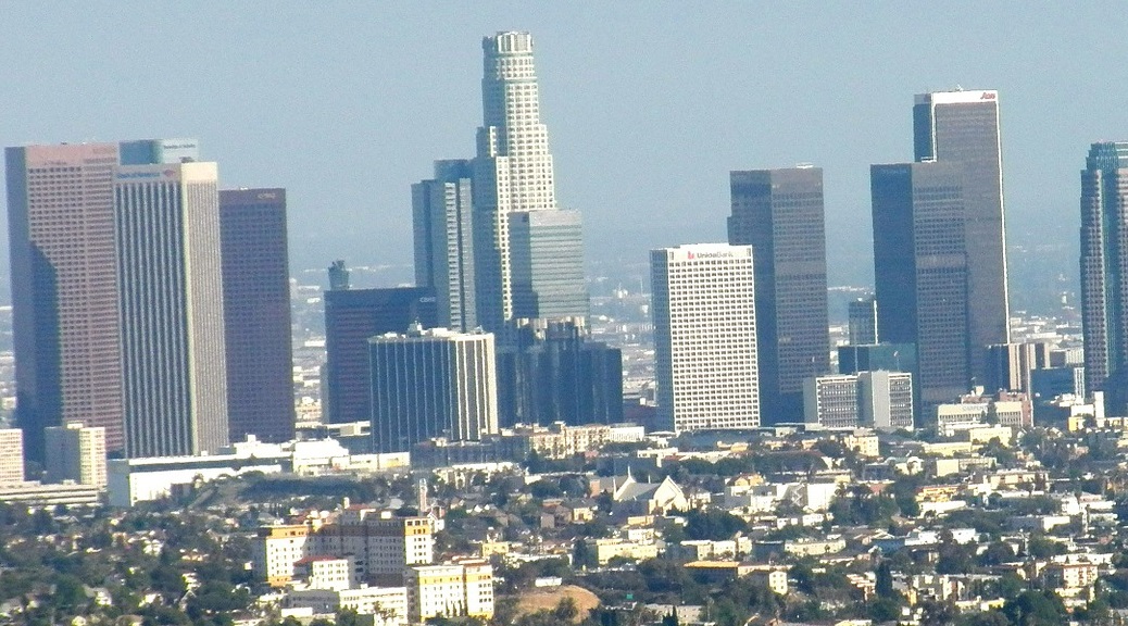 Skyline of the city of Los Angeles